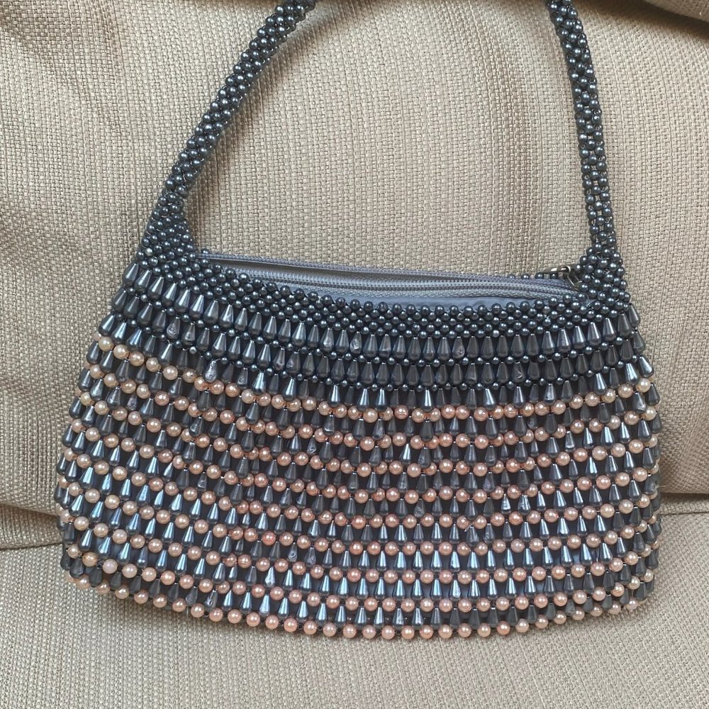 Pearl Embroidered vintage purse